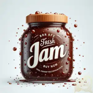 fresh chocolate jam