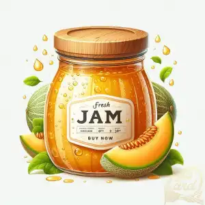 fresh melon jam