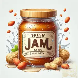 fresh peanut jam