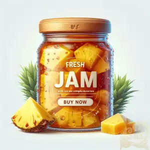fresh pineapple jam