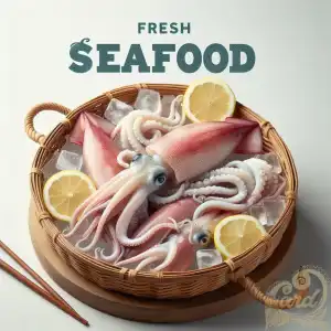 fresh squids