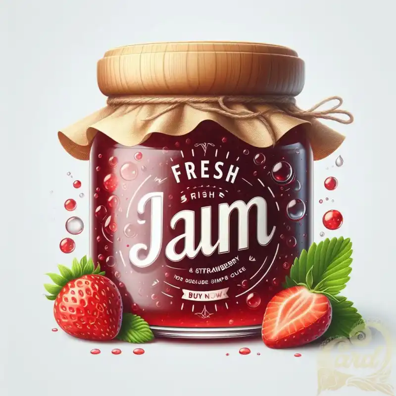 fresh strawberry jam