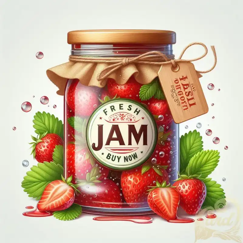 fresh strawberry jam