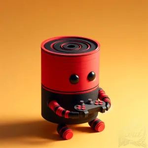 Friendly Red Robot