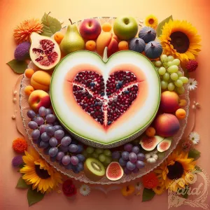 Fruit Heart Platter