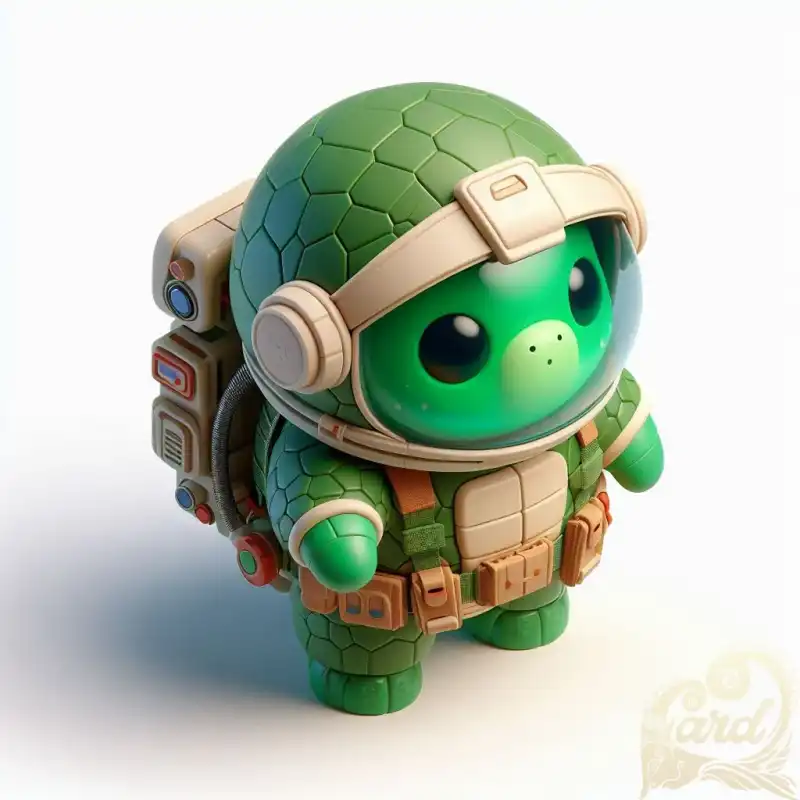 futuristic soldier turtle