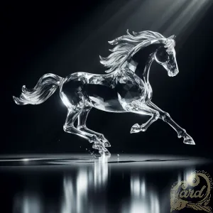 Galloping Crystal Horse