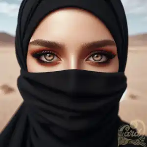 girl in black hijab