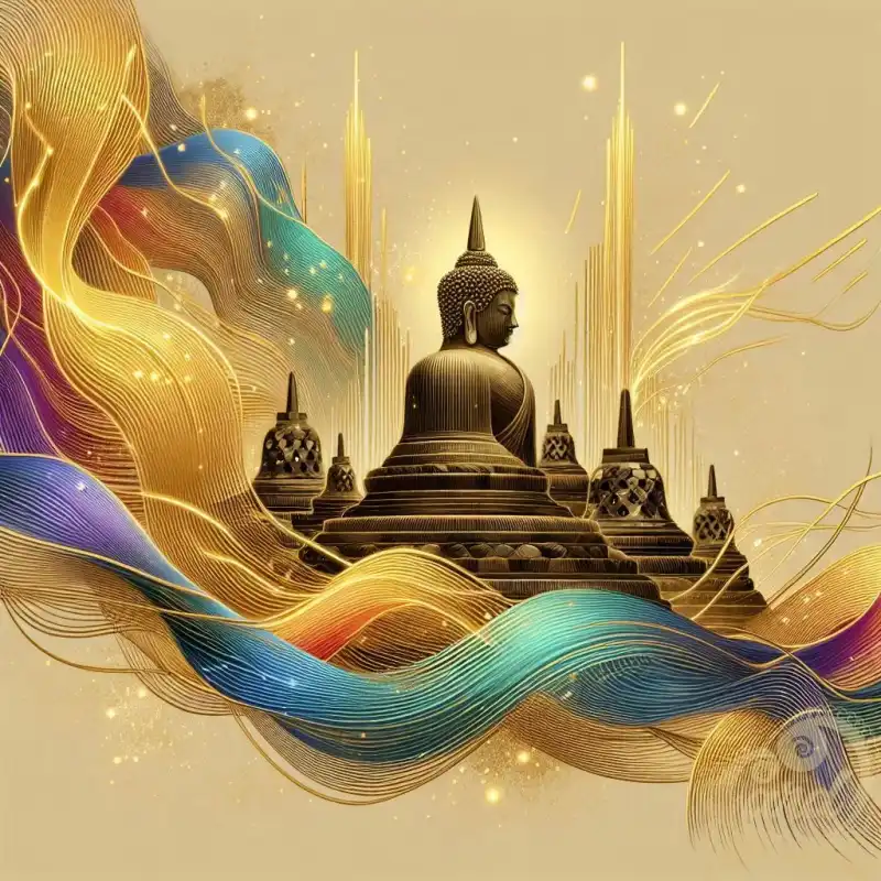 Golden Borobudur Temple