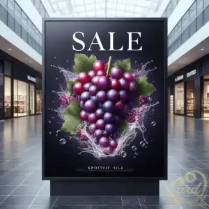 Grape fruit poster