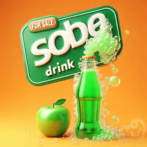 Green apple soda