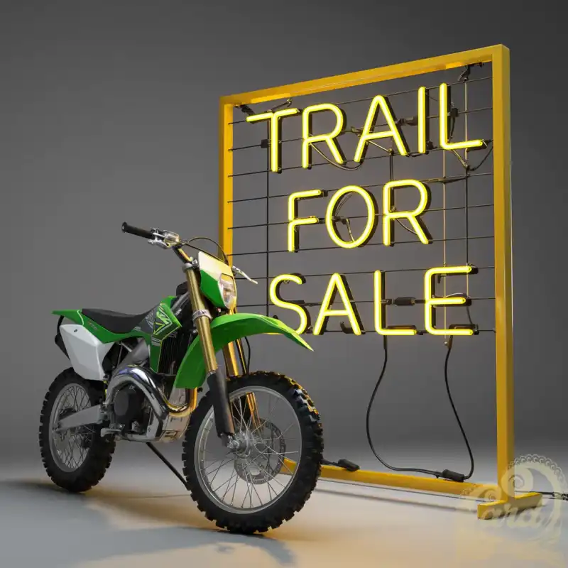 Green dirt bike for sale