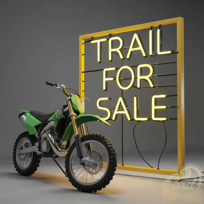 Green dirt bike for sale