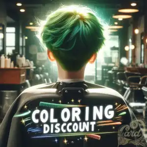 Green Hair Dye Poster