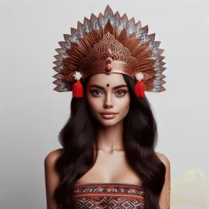 headdress tribal Bali tribe