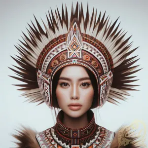 headdress tribal Batak tribe