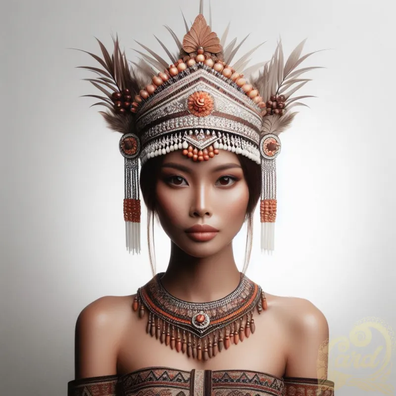 headdress tribal Bugis tribe