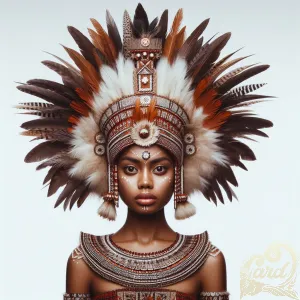 headdress tribal Papua tribe