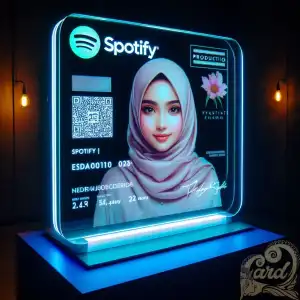 hologram card Spotify