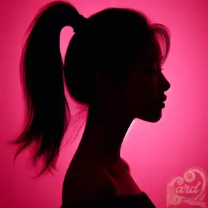 Hot pink silhouette