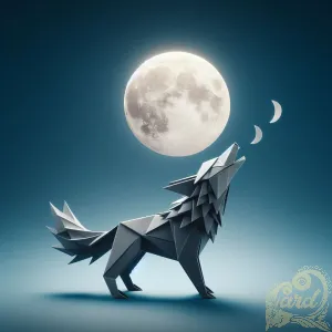 Howling Origami Werewolf Artistry