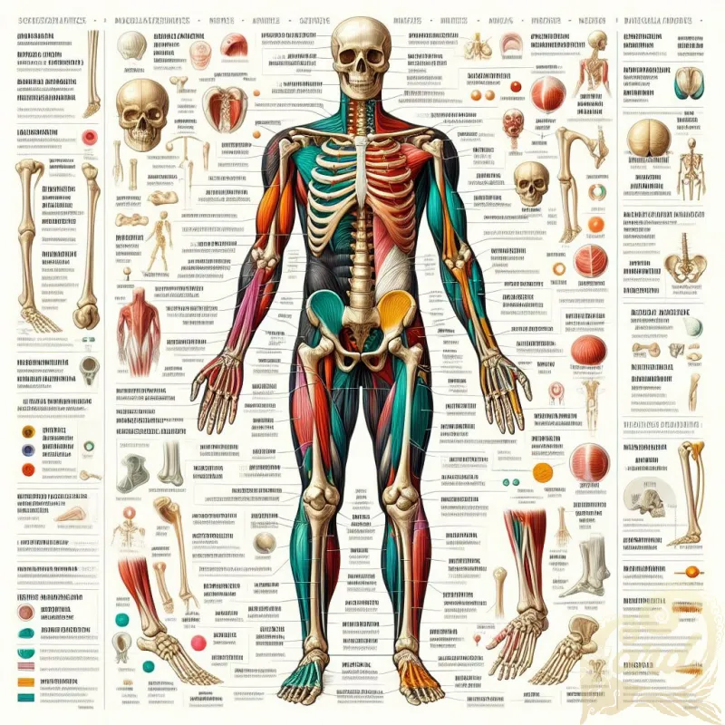 Human Skeleton Infographic