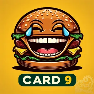 Humorous Pop Art Burger