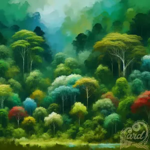 Impressionist Rainforest Canopy