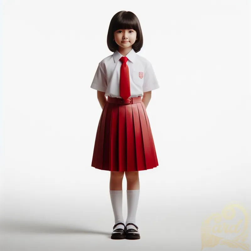 Indonesian Girl School Uniform