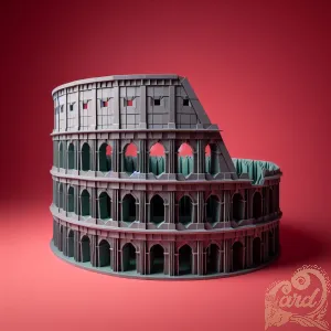 Intricate Colosseum Miniature