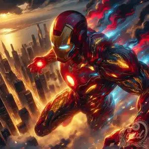 Iron Man fighting