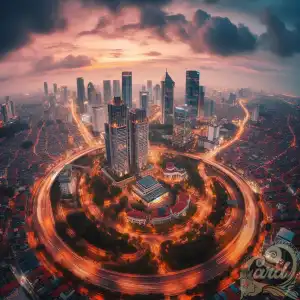 Jakarta City Fisheye