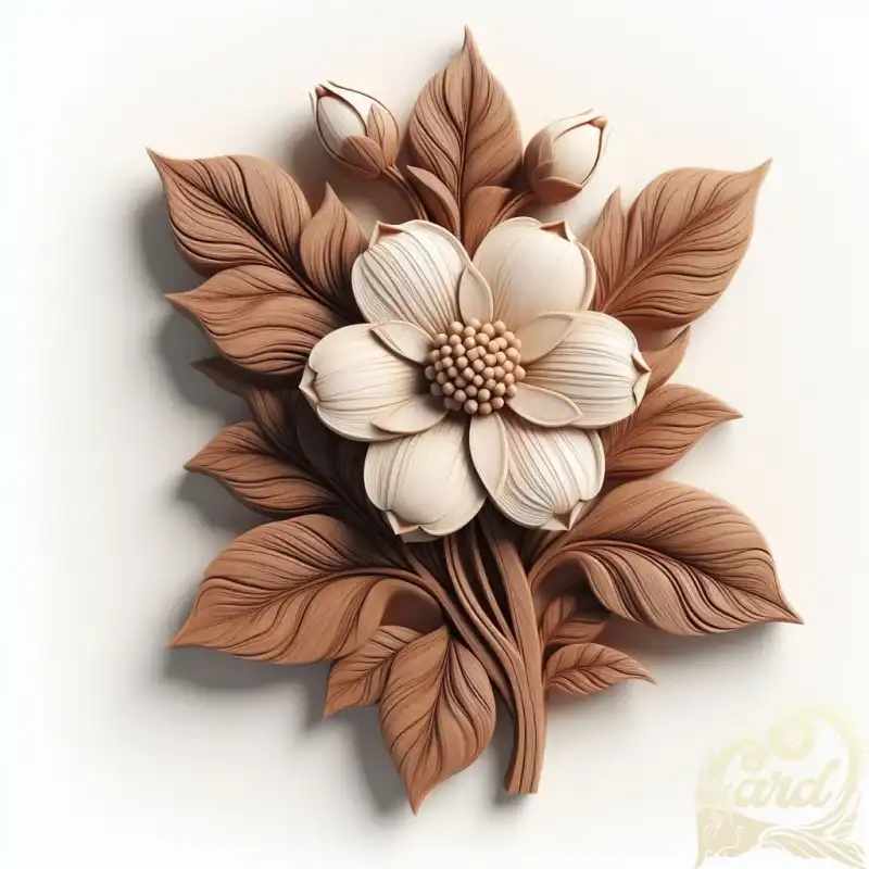 Jasmine flower carving 