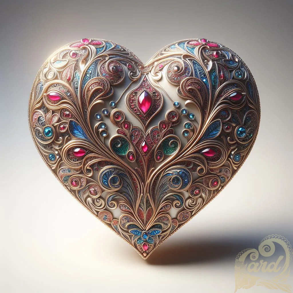 Jeweled Heart Elegance