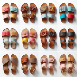 Kaleidoscope of Colorful Sandals