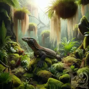 Komodo in Jungle Paludarium