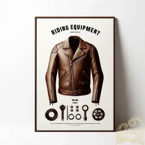 leather jeacket poster