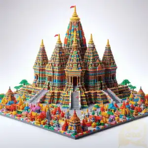 Lego Prambanan Temple 