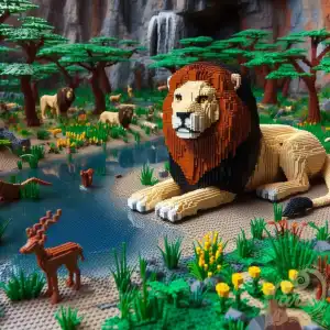 Lego Safari lion