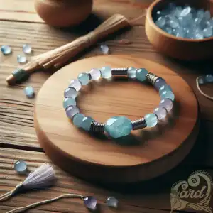 Light blue amethyst bracelet