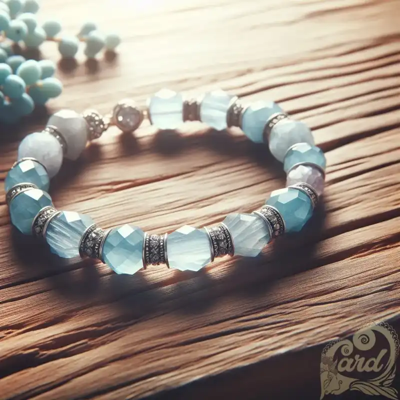 Light blue amethyst bracelet