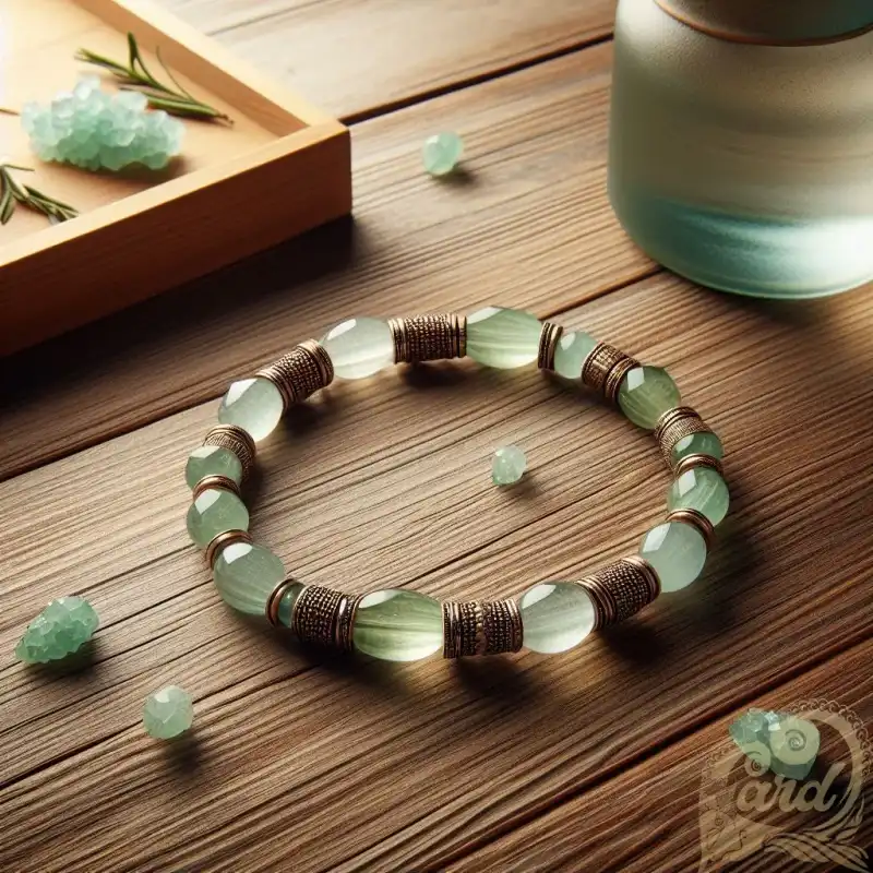 Light green amethyst bracelet