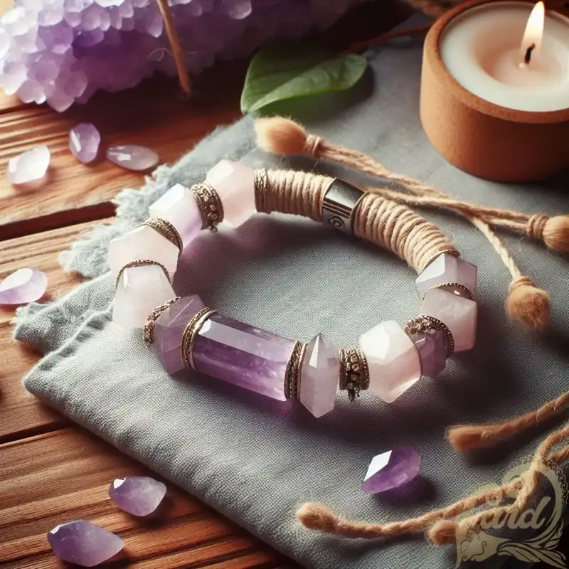 Light purple amethyst bracelet