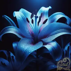 Lilies glow in the dark