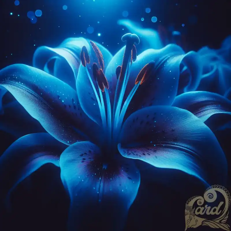 Lilies glow in the dark