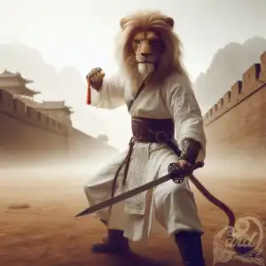 Lion Chinese Warrior