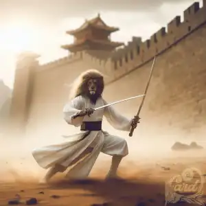 Lion Chinese Warrior