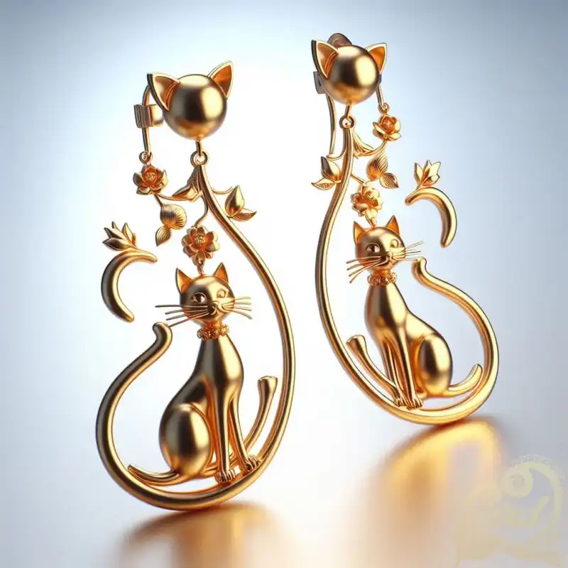Little cat earrings