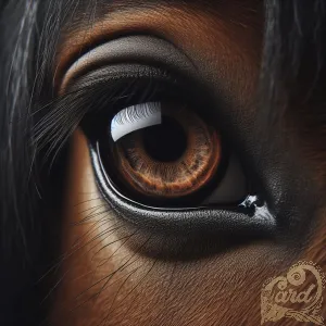 Macro Horse Eye Close-Up