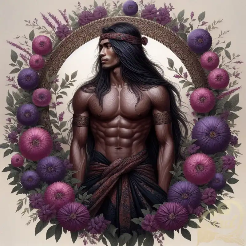 Majapahit warrior purple